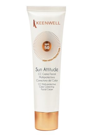 Мультизащитный омолаживающий крем для лица SPF 50 antiedad sun attitude Keenwell