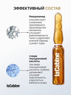 Высококонцентрированная cыворотка Niacinamide Pro с ниацинамидом 10 амп. по 2мл