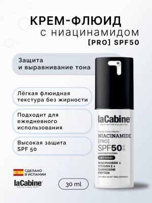 Солнцезащитный флюид iacinamide Pro SPF50 Fluid Sunscreen с ниацинамидом