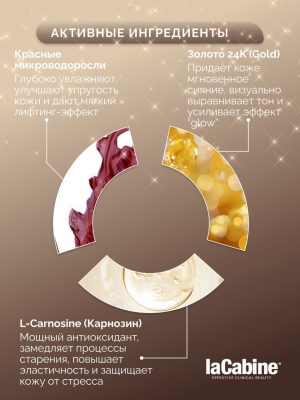 Крем 24K Gold Flash Glow с 24K золотом для лица 50 мл