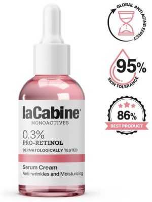 LaCabine крем-сыворотка 0.3% Pro-Retinol Serum Cream: Крем-сыворотка с Про-Ретинолом для лица 30 мл