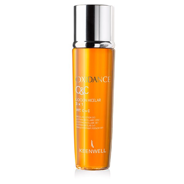 Мицеллярный лосьон 3х1 с витаминами С+С OXIDANCE KEENWELL