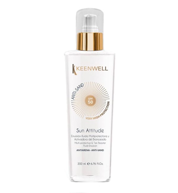 мультиактивная эмульсия SPF 50+ Emulsion Multiprotec Activadora Bronseado Sun Attitude Keenwell