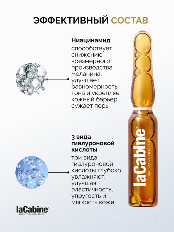 Высококонцентрированная cыворотка Niacinamide Pro с ниацинамидом 10 амп. по 2мл