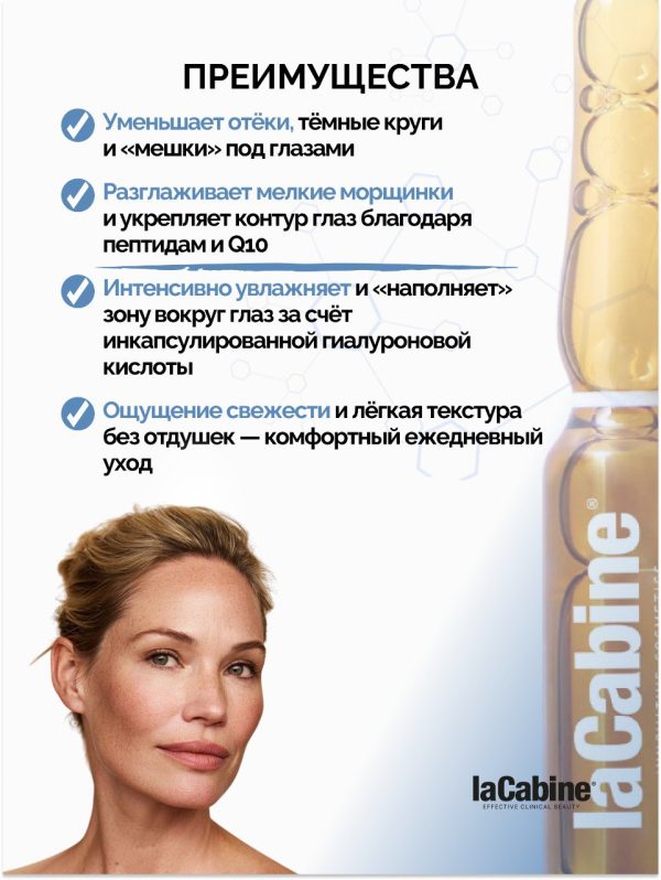 Сыворотка Eye Contour для кожи вокруг глаз 10 амп. по 2 мл