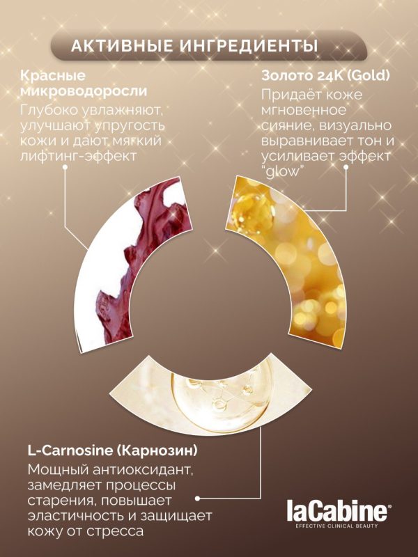 Крем 24K Gold Flash Glow с 24K золотом для лица 50 мл